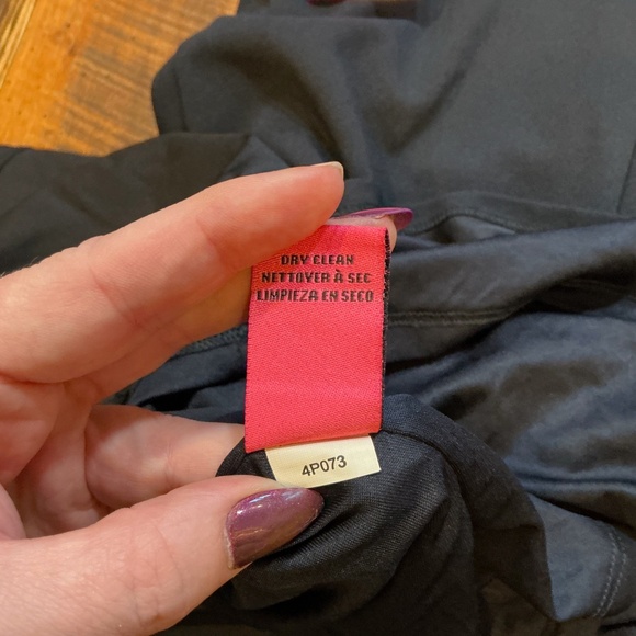 Betsey Johnson Flutter-Sleeve Fit & Flare Dress Navy Blue Size 8 NWT - Picture 5 of 7